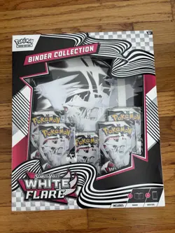 Pokemon TCG White Flare Binder Collection Lot 5 Sealed Scarlet & Violet Reshiram - Image 2