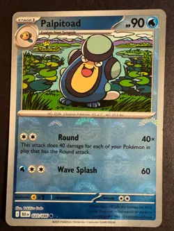 Palpitoad Poke Ball Holo 020/086 Pokemon Scarlet & Violet Black Bolt Near Mint - Image 1