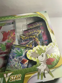 Pokemon TCG Sword & Shield Shaymin V Star Premium Collection Box- Factory Sealed - Image 2