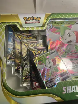 Pokemon TCG Sword & Shield Shaymin V Star Premium Collection Box- Factory Sealed - Image 3