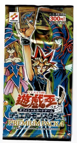 YUGIOH JAPANESE PREMIUM PACK 4 FACTORY SEALED OUT OF PRINT NM/M - Image 1