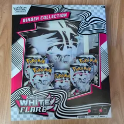 Pokemon TCG: Scarlet & Violet - White Flare Binder Collection - Brand New - Image 1