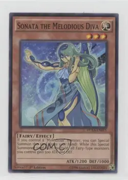 Sonata the Melodious Diva Unlimited YuGiOh Duelist Alliance #DUEA-EN015 10ip - Image 1