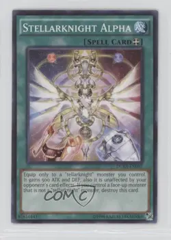 Stellarknight Alpha Unlimited YuGiOh Duelist Alliance #DUEA-EN057 gl9 - Image 1