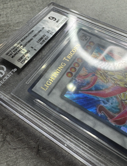 Yugioh Card 1st Ed. Lightning Tricorn UR BGS 9, Duelist Rev. DREV-EN042 2010 (1) - Image 5