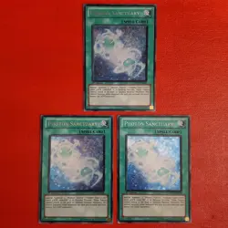 Yugioh Photon Sanctuary PRC1-EN022 1st Edition Playset - Image 1