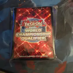 Yugioh! Sealed Pack 100pcs World Championship Qualifier Sleeves Official Konami - Image 1