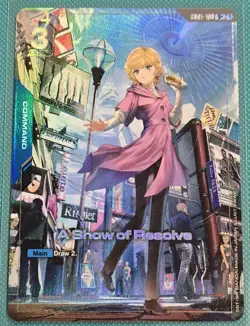 Gundam Card Game - Newtype Rising - GD01-100 U+ - A Show Of Resolve - Image 1