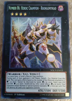 Yu-Gi-Oh TCG Card | Number 86: Heroic Champion - Rhongomyniad WSUP-EN022 1st Ed - Image 1