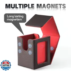 HSMH MTG Deck Box for Commander Display Window,Card Deck Box Fits 100 Double - Image 4