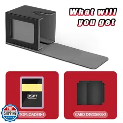 HSMH MTG Deck Box for Commander Display Window,Card Deck Box Fits 100 Double - Image 4