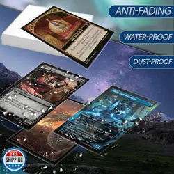 YMluky 600PS Clear Trading Card Sleeves, Baseball Card Sleeves Perfect Fit fo - Image 3