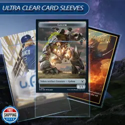 YMluky 600PS Clear Trading Card Sleeves, Baseball Card Sleeves Perfect Fit fo - Image 5