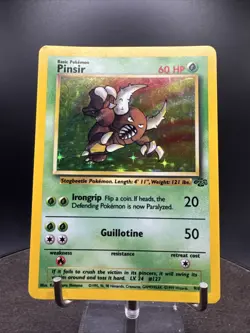 1999 Jungle Set Pinsir Holo 9/64 Rare WOTC Pokemon Card TCG -Original - Image 4
