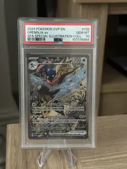 Pokemon TCG Greninja EX SVP132 Black Star Promo Card PSA 10 GEM MINT - Image 1