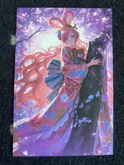 Matchmaker 2 Spicy Waifu NSFW A5 Size Card Board Shirahoshi One Piece Kimono - Image 1
