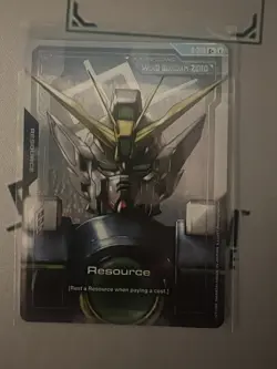 GUNDAM TCG CARD GAME RESOURCE WING GUNDAM ZERO R-004 C+ FOIL ENGLISH NEWTYPE - Image 1
