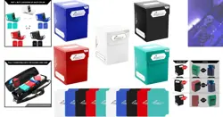 Vibrant Color 5-Box TCG Storage Set with Dividers - Perfect for Card Collectors - Image 2