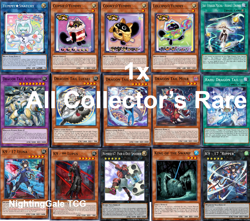Yugioh *15* Card Collector's Rare! Justice Hunters Preorder 8/01/2025 EN - Image 1