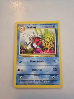 Seaking Pokemon TCG Jungle Seaking #46/64 Uncommon WoTC Vintage NM - Image 1
