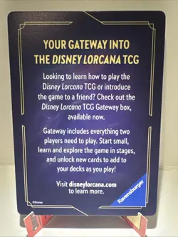 2024 Disney Lorcana Shimmering Skies Maleficent Gateway Card - Image 2