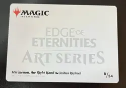 Mm-menon the Right Hand - MTG - Edge of Eternities - NM - Art Series Gold Stamp - Image 2