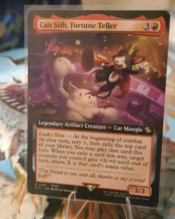 Cait Sith, Fortune Teller (Extended Art) - [Commander: Final Fantasy] MTG 🔥 - Image 1