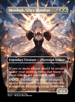 Mondrak, Glory Dominus, MTG Anime Custom - Playtest - Image 1