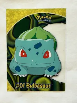Bulbasaur #PC2 Pokemon 2000 Topps TV Clear - Image 1