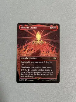 MTG - The Fire Crystal (Borderless) #337 - FINAL FANTASY - Image 1
