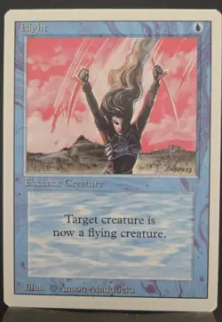1X - Flight - Revised Edition - MTG - Magic The Gathering - LP - Image 1