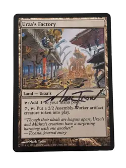 MTG Urza's Factory Commander 2013 Regular Signed Mark Tedin - Image 1