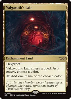 Valgavoth's Lair #271 Rare MTG Duskmourn: House of Horror NM English - Image 1