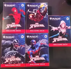 MTG x Spiderman SDCC 2025 Set (All Five Colors) Magic: The Gathering - Image 1