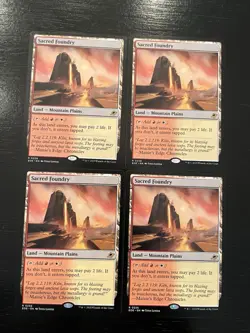 Sacred Foundry X4X NM/M Edge of Eternities EOE Magic Gathering MTG - Image 1