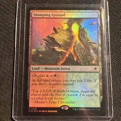 NM Foil Stomping Ground, MTG, Edge of Eternities, Magic the Gathering, 258 - Image 1