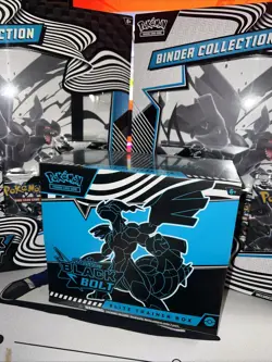 Pokemon Black Bolt binder Collections (x2) And Pokemon Black Bolt Etb - Image 1
