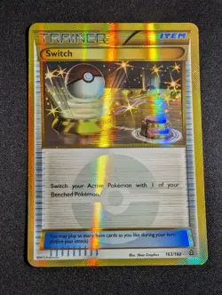 Pokemon Switch 163/160 Secret Rare XY Primal Clash NM - Image 1