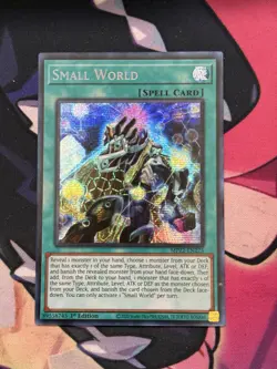 YuGiOh! - Small World - 1st Edition Super Rare RA01-EN067 NM - Image 2