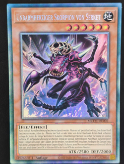Unbarmherziger Skorpion von Serket MZTM-DE002 Collectors Rare DE NM YUGIOH - Image 1