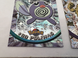 (2) Pokemon TV Animation Cards - #60 Poliwag, #75 Graveler - Black Logo - READ! - Image 5