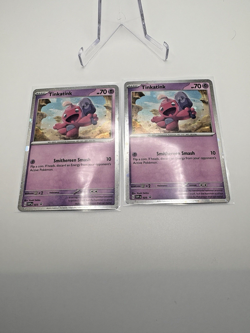 Tinkatinks (2) Pokemon Scarlet & Violet SVP 025 Cosmos Holo Black Star Promo NM - Image 1