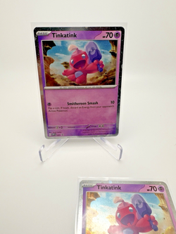 Tinkatinks (2) Pokemon Scarlet & Violet SVP 025 Cosmos Holo Black Star Promo NM - Image 2