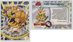 Electabuzz Italian Topps Pokemon TV Animation Edition Series 3 #125 2000 04qn - Image 3