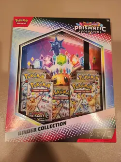 Pokemon TCG Scarlet & Violet Prismatic Evolutions Binder Collection New Sealed - Image 1