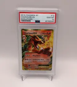 Charizard EX #12/108 Evolutions PSA 10 GEM MINT - 2016 XY Evolutions Pokemon TCG - Image 1
