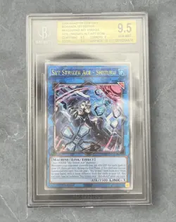 BGS 9.5 - Sky Striker Ace - Shizuku Quarter Century Secret Alt Art RA03 YuGiOh! - Image 1