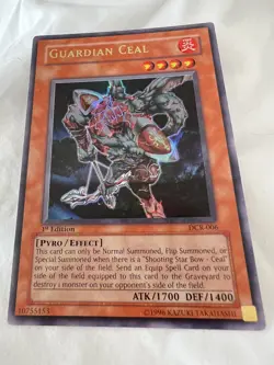 Yugioh! Guardian Ceal DCR-006 Ultra Rare 1st Edition NM - Image 1