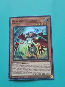 Yugioh - Psychic Bounder Super Rare 1st Edition LED7-EN032 LP - Image 1