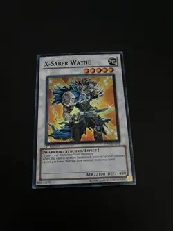 Yugioh X Saber Wayne Super Rare 5DS3-EN042 1st Edition TCG - Image 2